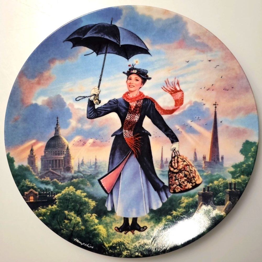 Walt Disney Mary Poppins 1989 Decorative Plate #13847A
